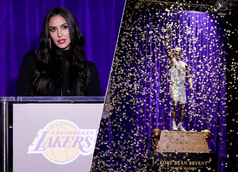 Video | Kobe Bryant als standbeeld van 4000 kilo, LA Lakers onthult prachtig eerbetoon aan legende