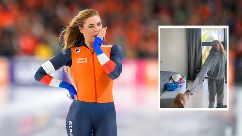 Emotionele Jutta Leerdam hint op verhuizing naar het buitenland: 'Het wordt elke keer moeilijker'