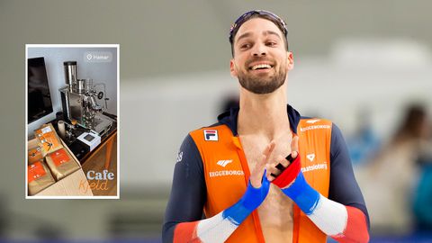 Geblesseerde Kjeld Nuis houdt zich met grootste hobby op de been voor WK afstanden