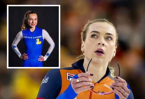 Schaatsteam ondergaat grote verandering: Joy Beune poseert in nieuw pak