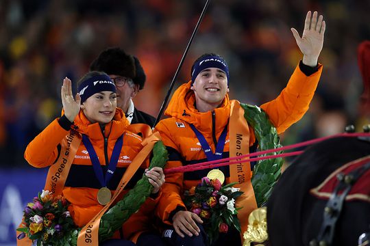 Topschaatser Jenning de Boo gaat in op vraag over daten met Femke Kok: 'We matchen wel lekker, hè'