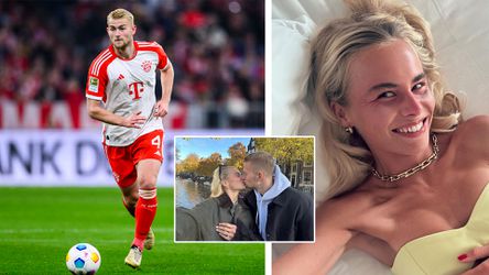 Matthijs de Ligt kon niet rekenen op steun van vriendin Annekee Molenaar tijdens Champions League-duel met Arsenal