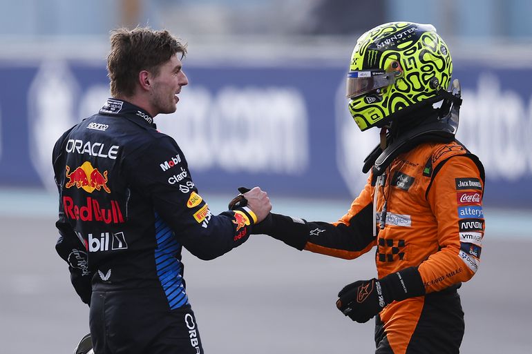 'We zijn geen beste vrienden': Lando Norris waarschuwt Max Verstappen na eerste F1-zege