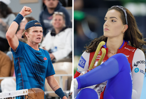 Populaire topschaatsster (21) heeft gemengde gevoelens bij steun van tennissende vriend: 'In principe is hij erbij'