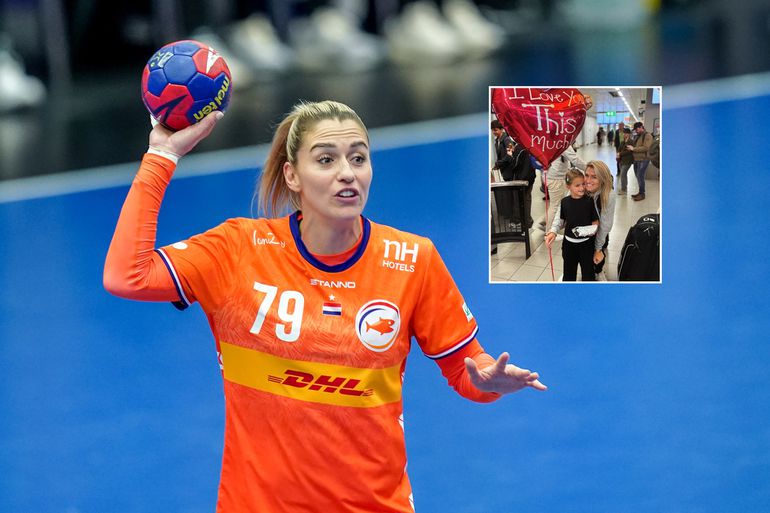 Handbalster Estavana Polman beleeft bijzonder moment met dochter na geweldig nieuws