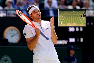 Wimbledon geeft ballenjongen de schuld voor merkwaardig incident bij duel tussen toptennissers