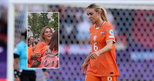 Populaire vriendin van Oranje Leeuwin (27) ziet van dichtbij trieste aftocht van geliefde op EK