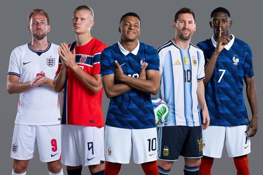 Topscorers WK voetbal | Lionel Messi strijdt met Kylian Mbappé, Erling Haaland en Harry Kane om Gouden Schoen