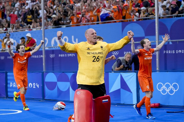 Dit stond op briefje van gouden hockeydoelman: 'Hadden al drie keer verloren met ander briefje'