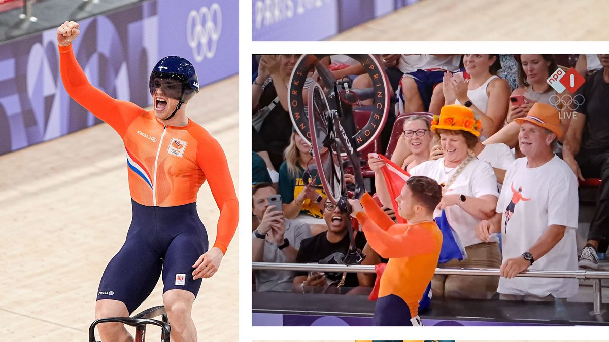 Gelukshoedjes doen hun werk: ouders van Harrie (Hattrick) Lavreysen juichen hem naar drie keer olympisch goud