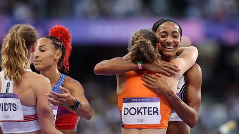 Geen medaille op zevenkamp voor Sofie Dokter en Emma Oosterwegel, Nafissatou Thiam weer onaantastbaar