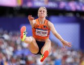 Anouk Vetter verstapte zich bij het verspringen (Getty Images)
