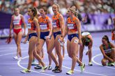De estafettevrouwen mogen zich olympisch finalist noemen (Getty Images)