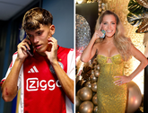 Damian van der Vaart maakte zijn debuut voor Ajax en moeder Sylvie Meis is daar maar wat blij mee © Pro Shots