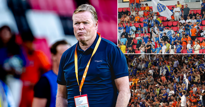 Ronald Koeman spreekt afschuw uit over 'gek' moment tegen Bosnië: 'Daar heb ik wat van gezegd'