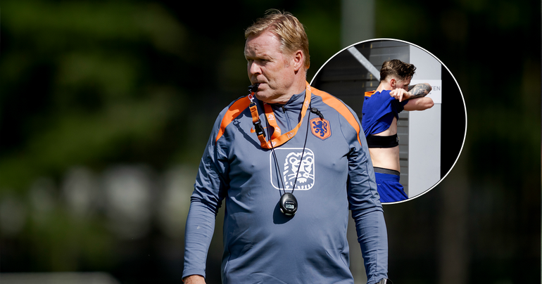 Wout Weghorst klopt aan bij Ronald Koeman na opstootje: 'Dat deed hij dit keer niet'