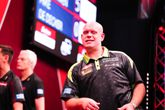 Michael van Gerwen gooide op de Euro Tour in Praag 1 waanzinnig goede wedstrijd en vloog er daarna weer heel slecht uit. ©PDC