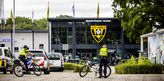 Politie-inzet bij De Koel voor wedstrijd van Jong Oranje. ©ANP.