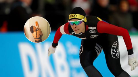 Ex-schaatsster post pikante foto en biedt excuus aan: 'Sorry mama'