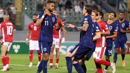 Teleurstellend Oranje heeft twee penalty's nodig om langs laagvlieger Malta te komen