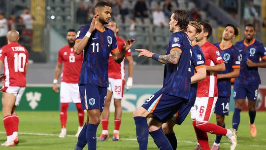 Teleurstellend Oranje heeft twee penalty's nodig om langs laagvlieger Malta te komen
