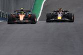 Max Verstappen kan het podium ruiken na een prachtige inhaalrace in de GP van Brazilië. ©Getty Images