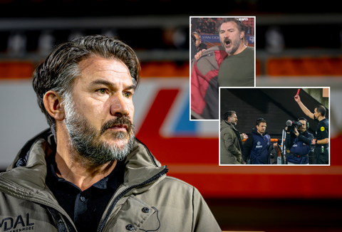 Woeste trainer NAC Breda zorgt voor irritatie met bizar gedrag langs de lijn: 'De Belgische Hans Kraay!'