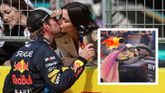 Schattige beelden duiken op: 'bonusdochter' Penelope speelt met lachende Max Verstappen in zijn F1-auto