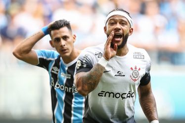 Memphis Depay reageert met één veelzeggende zin op opstootje bij Gremio - Corinthians