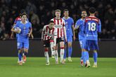 PSV op achterstand tegen Atlético Madrid. ©PRO SHOTS / Perry van de Leuvert
