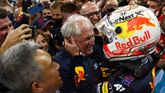 Helmut Marko en Max Verstappen. Getty Images