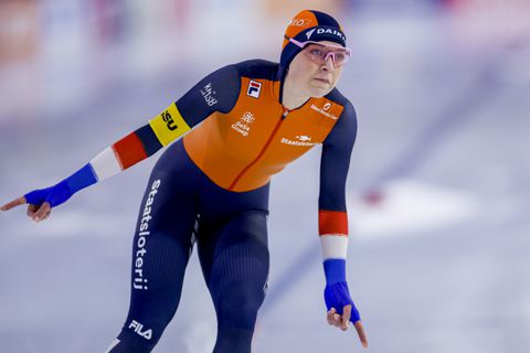 Topschaatsster Joy Beune verrast door samenwerking met pijlsnelle partner: 'Noooo way!'