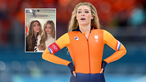 Zusjes Jutta Leerdam vieren gouden plak uitbundig: 'Wat als je niet wint?'