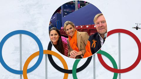 Veelbesproken ex-schaatsster post foto in lingerie en poseert daarna met koning Willem-Alexander en Máxima