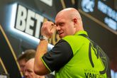 Michael van Gerwen leed tegen Peter Wright zijn vierde nederlaag op rij. ©PDC Darts