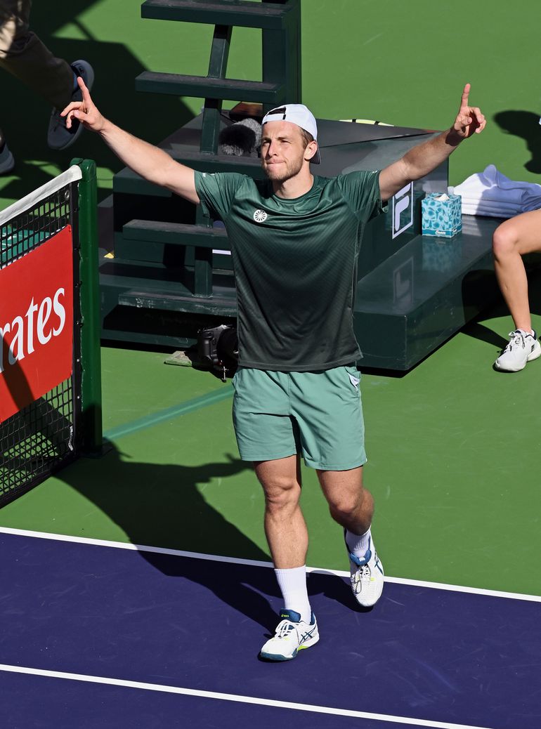 Prijzengeld voor Tallon Griekspoor loopt hard op na eerste kwartfinale in Indian Wells