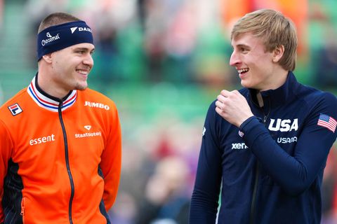 Topschaatser Joep Wennemars is trots op ontwikkeling: 'Samen met Jordan Stolz ben ik de enige'