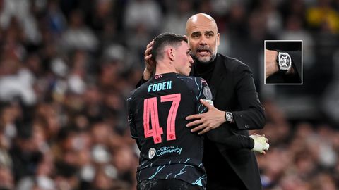 Pep Guardiola steelt de show met peperduur horloge tijdens Real Madrid - Manchester City