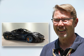 Mika Häkinnen doet zijn zeldzame McLaren P1 (VP3) van de hand. © Getty Images / Beeldbewerking Sportnieuws.nl