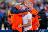 Joep Wennemars na het behalen van zijn wereldtitel in Hamar. © Getty Images