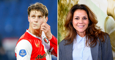 Talentvolle Feyenoorder (18) had geen idee wie bekende schoonmoeder was: 'Dat moest ze zelf vertellen'