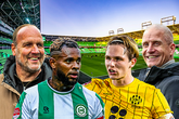 FC Groningen en Roda JC vechten vrijdagavond vanaf 20.00 uur uit wie direct promoveert naar de Eredivisie. ©Pro Shots, beeldbewerking Sportnieuws.nl.