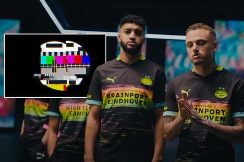 PSV-fans in protest tegen nieuwe uitshirt: 'Ons logo is rood en wit'