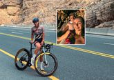 Puck Moonen en haar vriend Callan O'Keeffe. Getty Images