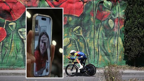 Topwielrenster is niet blij met nieuwe uiterlijk van man na verloren weddenschap in Giro: 'Sorry!'