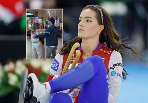 Bijzondere hereniging voor schaatsster Pien Hersman en topsportfamilie: 'Thuis voor de zomer'