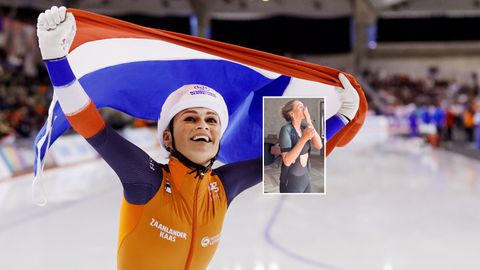Ex-topschaatsster Irene Schouten zorgt met ondeugend moment voor verbazing: 'Bah, bah'
