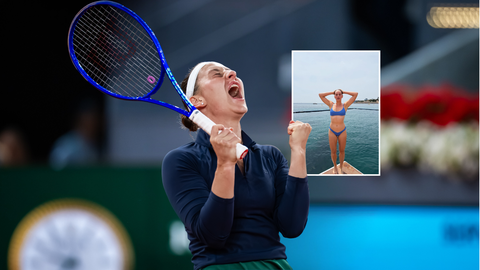 Toptennisster (23) neemt het ervan na bizarre weken en pakt flink uit