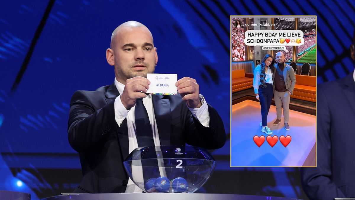 Schoondochter feliciteert Wesley Sneijder (40): 'Happy bday me lieve schoonpapa'