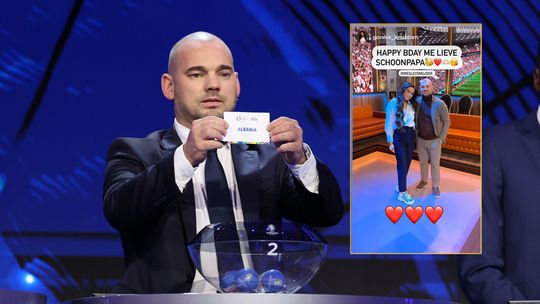 Schoondochter feliciteert Wesley Sneijder (40): 'Happy bday me lieve schoonpapa'